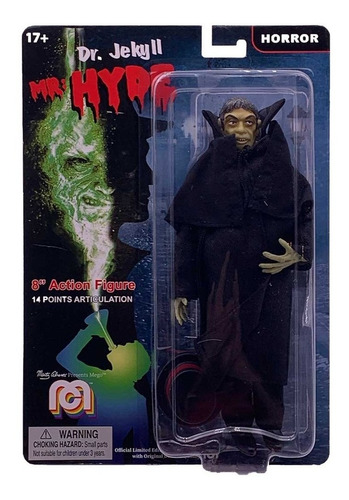 Wabro Mego Horror Dr Jekyll Mr Hyde Figura Articulada 20cm