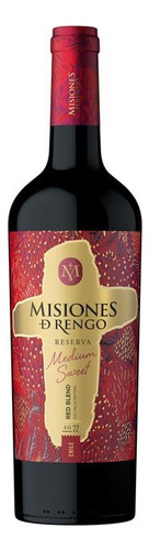 Vino Misiones De Rengo Reserva Medium Sweet Red Blend 750 Cc