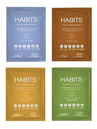 Habits Proteína Habits Mix De Sachets (4 Sobres)