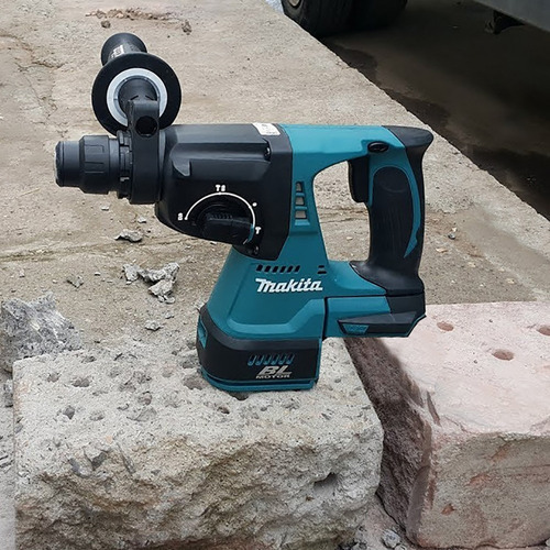 Martelete Combinado 40v 28mm Hr004gm201 Makita Xgt 4ah 127v