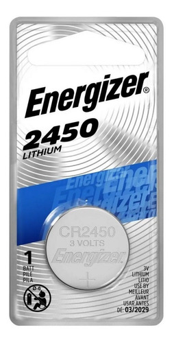 Pila Batería Cr2450 2450 Litio Energizer