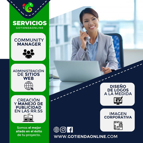 Imagen 2 de 3 de Diseño De Páginas Web - Hosting - Redes Sociales