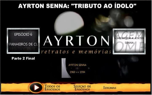 Imagem 9 de 10 de Dvd Documentário Ayrton Senna -- Raríssimo (12dvds)