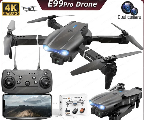 Dron Profesional Con Doble Cámara E99 Pro2 4k, Camara 4k.