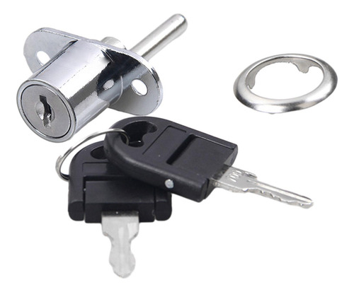 Cerradura De Émbolo De Gabinete, Cerradura De 19mm Plata