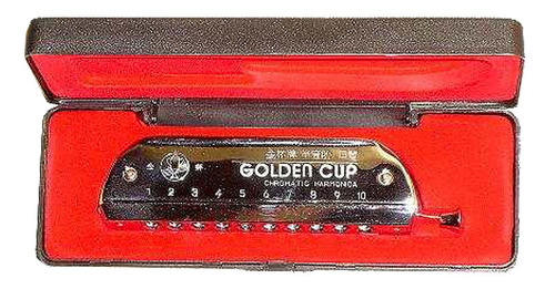 Armonica Golden Cup Cromatica 40 Voces C/ Estuche 
