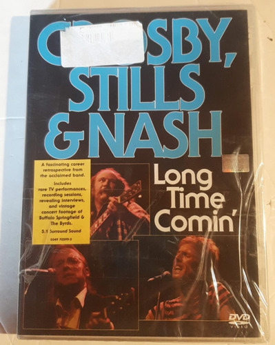 Crosby Stills & Nash - Long Time Comin  - Dvd Nvo