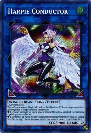 Conductora Arpía Secret Raro Yugioh