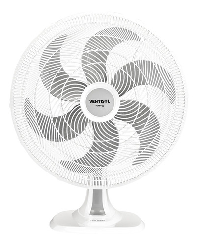 Ventilador Osc Mesa Turbo 6p 50cm Branco 127v Ventisol