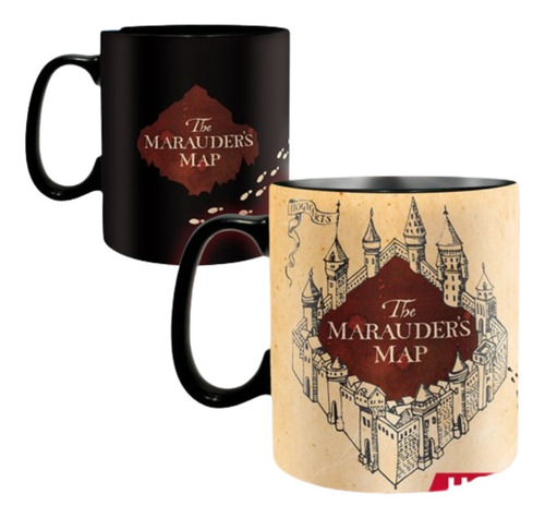 Set Harry Potter Taza Mágica Yportavasos Mapa Del Merodeador