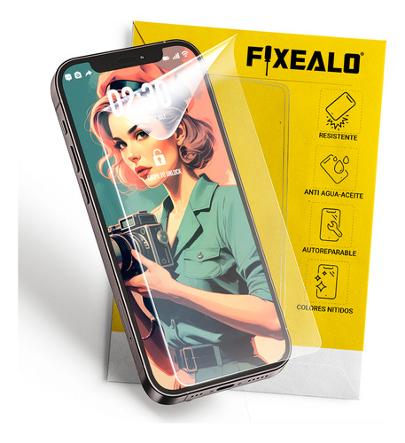 2 Micas Display Hidrogel Para Alcatel Protector Pantalla