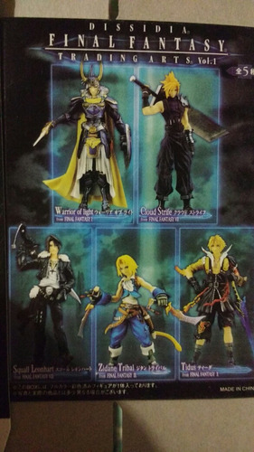 Colección De Figuras De Final Fantasy Dissidia