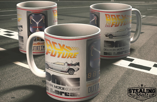 Imagen 2 de 3 de Taza Fierrera | Back To The Future Volver Al Futuro Delorean