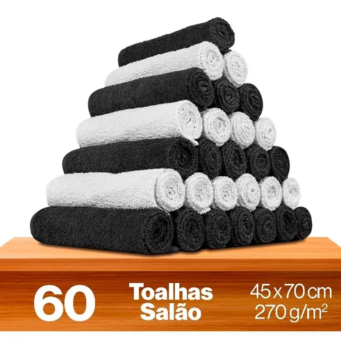 Kit 20 Toalhas para Salão de Beleza Grossa Grécia 45x70cm