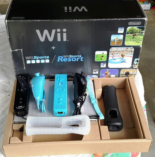  Consola Wii + Sports Resort Negro
