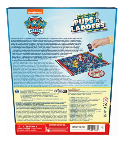 Spin Master Juego Cachorros Y Escaleras De Paw Patrol |