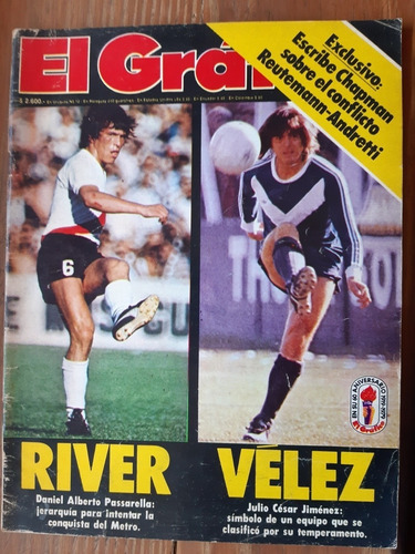 Maradona Velez Central River / El Grafico 3122 / 1979