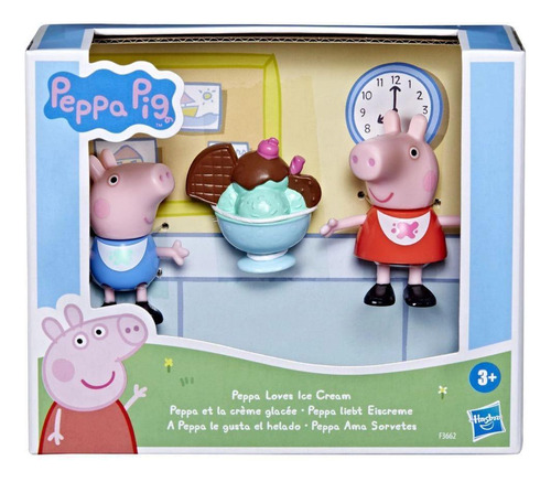 Peppa Pig Peppa Ama Sorvetes Hasbro F3662 Cor Verde-claro