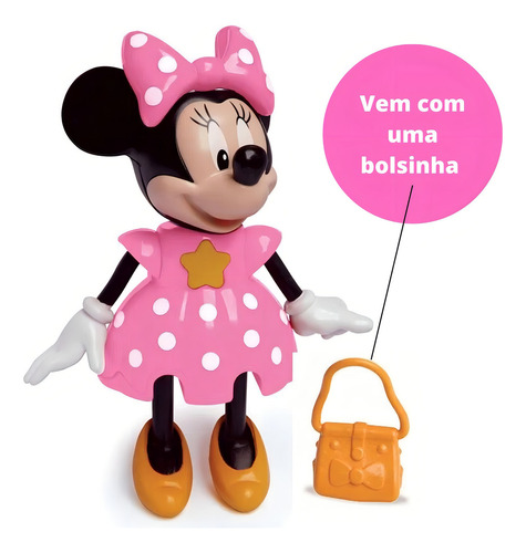 Boneca Minnie - Conta Histórias - Elka - Disney