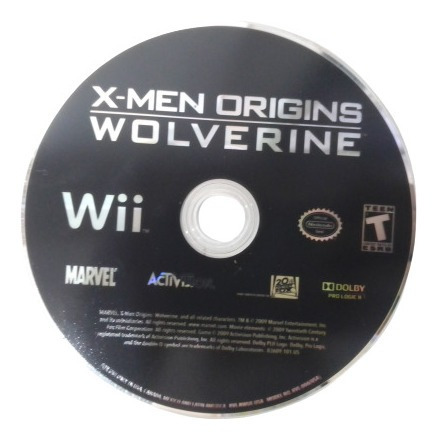 X-men Origins Wolverine Wii Sin Estuche