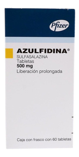 Azulfidina 60 Tabletas 500mg