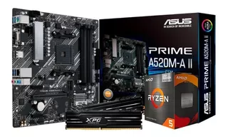 Kit De Actualizacion Gamer Amd Ryzen 5 5600g + A520m + 16gb