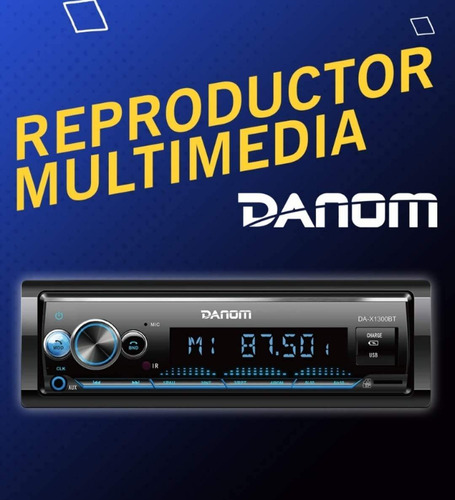 Equipo Radio Reproductor Danom Da-x1200bt Bluetooth-usb-sd  