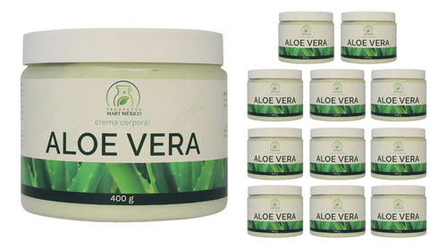 Crema Facial De Aloe Vera Regeneradora (400g) 12 Pack