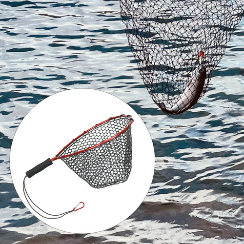 Red De Aterrizaje Sin Carpa Con Mosca Individual Plegable