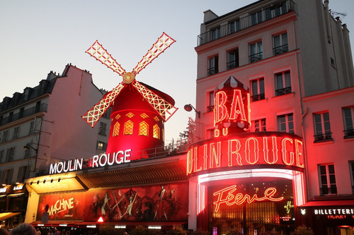 Imagen 1 de 5 de Cuadro 19-moulin-rouge-paris-6 20x32 C/marco De Madera