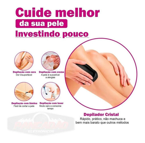 Manual de herramientas de belleza de varios colores para depiladora de cristal reutilizable e indolora