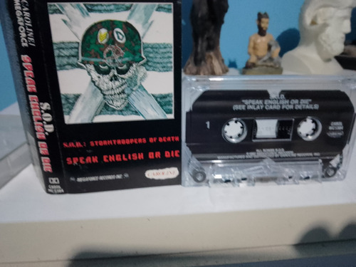 Cassete S.o.d Speak English Or Die (Usado)