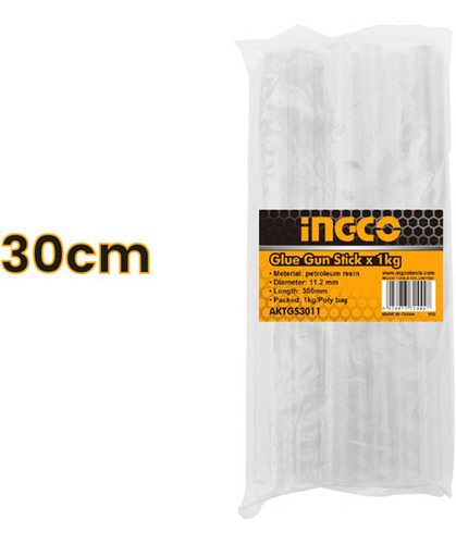 Ingco Barras De Silicón 1 Kg X 34 Unidades 30cm #aktgs3011