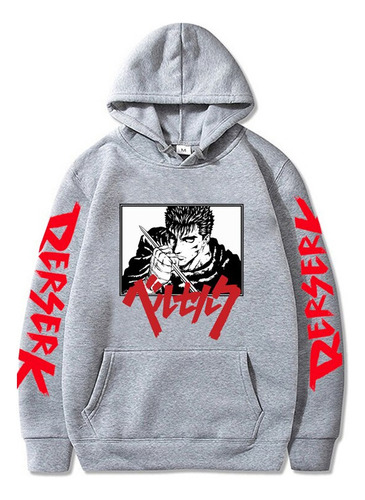 Ct Sudaderas Con Capucha Anime Berserk Guts Cómodas Con