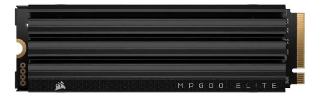 Ssd Corsair Mp600 Elite Nvme 2tb Pci Exp 4.0 M.2 com Dissipador de calor, cor preta