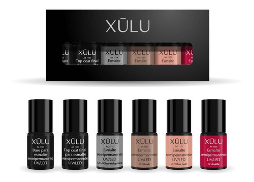 Imagen 2 de 4 de X6 Esmalte Para Uñas Semipermanente Uv/led X 6ml Xúlu Z1000
