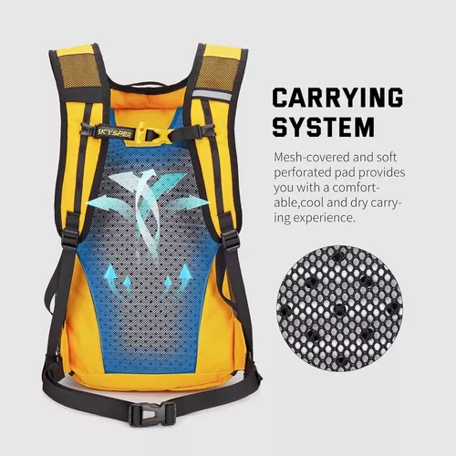 SKYSPER Mochila de senderismo pequeña, mochila de viaje ligera de 20  litros, mochila de senderismo impermeable para mujeres y hombres