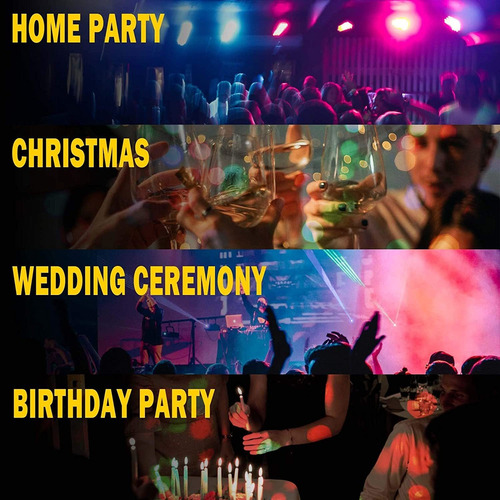 Luces De Discoteca Activadas Por Sonido, Luces Estroboscópic