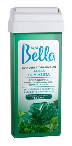 Cera Depilatória Algas Com Menta 100g - Depil Bella