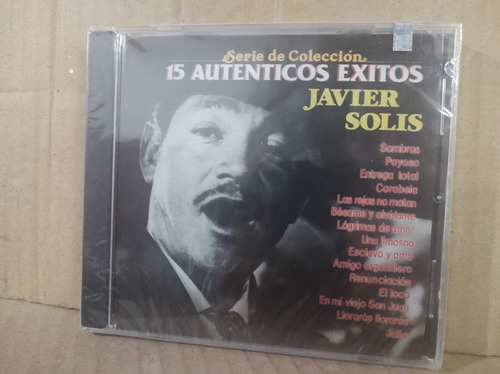 Javier Solis 15 Auténticos Éxitos Cd #339