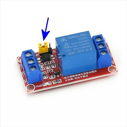 Modulo Relay 5v, 1 Canal, Trigger Alto Y Bajo, Arduino, Pic,