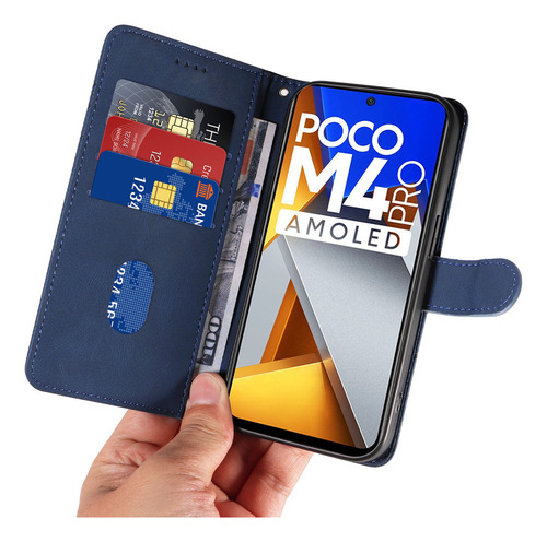 B Funda De Teléfono Flip Card Wallet For Samsung