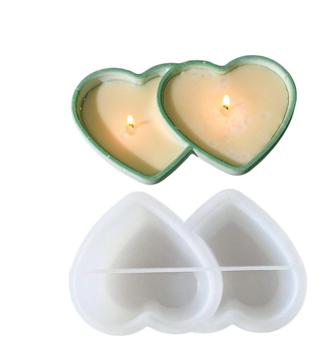Molde De Corazón De Silicona Moldes De Silicona Para Artesan