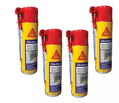 Sika Boom 500 Cc Espuma Poliuretano Expansiva X 4 Unidades