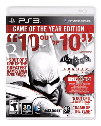 Batman Arkham City Goty Nuevo Fisico Ps3 Dakmor Canje/venta