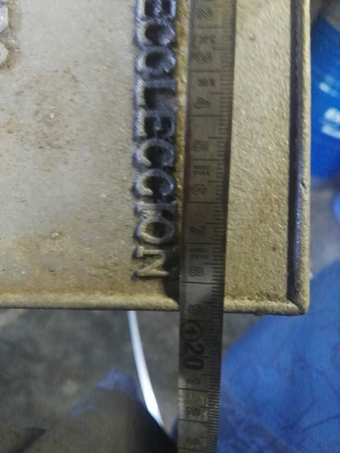 Imagen 3 de 3 de Antigua Placa De Aluminio De Buzones De Correo