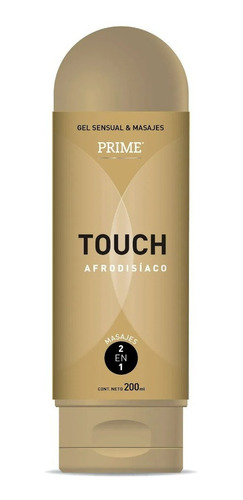 Prime Touch X6u Gel Masajes + Lubricacion 200ml Afrodisiaco