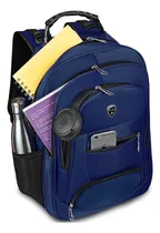 Comprar Mochila Urbana Bolsa Notebook Masculina Feminina Impermeável Resistente Reforçada Grande Executiva Escolar Viagem Faculdade Cor Azul Mochilândia M-81015 Premium 40l
