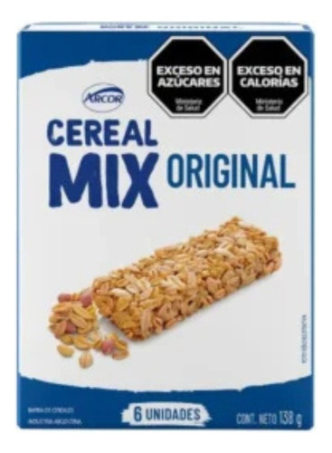 Barra Cereal Mix Original Pack X6 Unidades