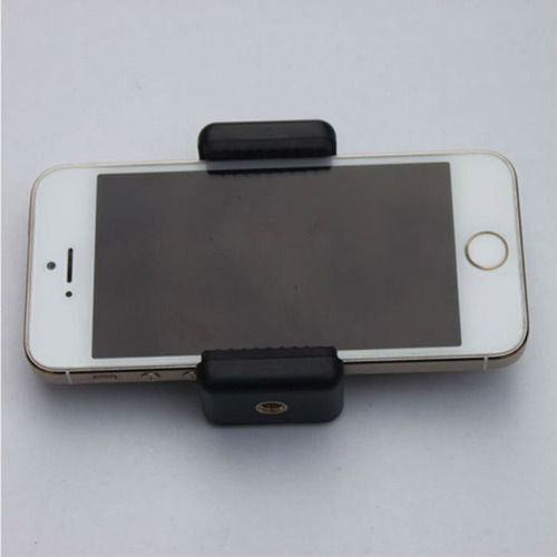Suporte Clip Para Celular, Com Rosca 1/4 P/ Tripé Cor Preto
